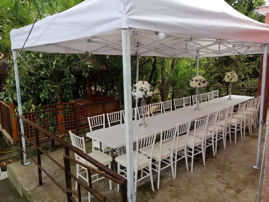 Inchiriez Cort /Masa /Scaun/Mobilier/Bar/Prezidiu/Lumini/Nunta/Botez