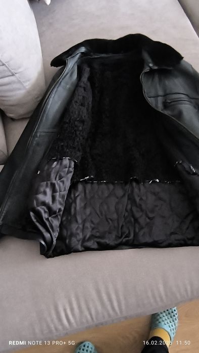 Мъжко яке от естествена кожа