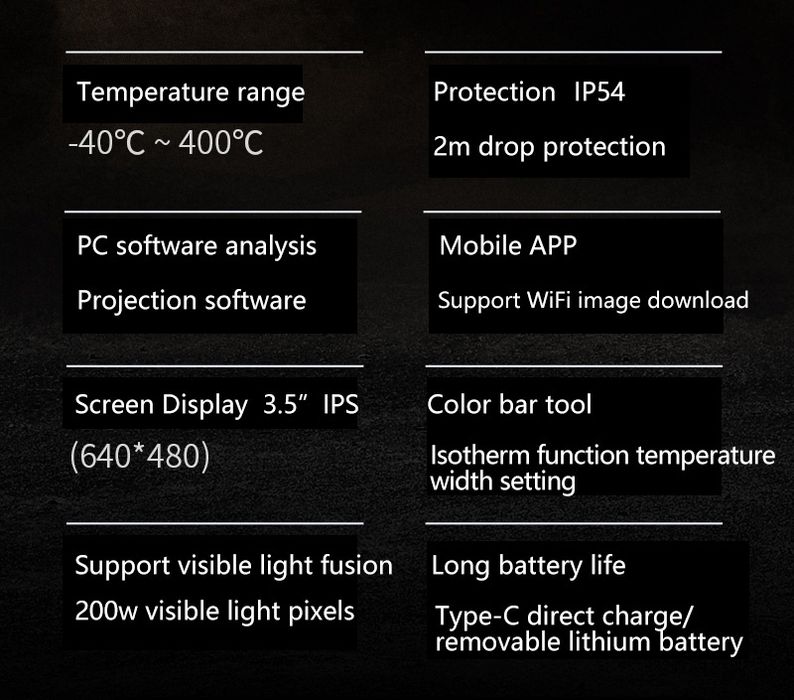 Тепловизор UTi 320E инфракрасный teplovizor infrakrasniy