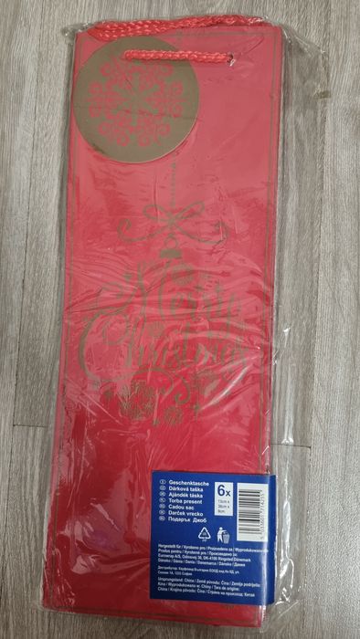 Set 6 pungi cadou pentru sticla