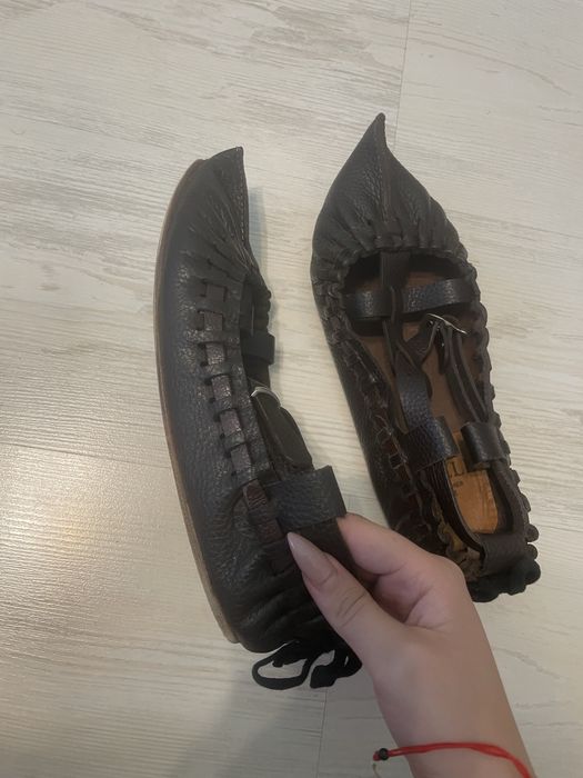 Цървули от естествена кожа