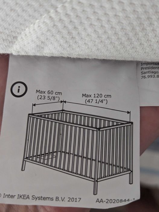 IKEA SUNDVIK
бебешко/детско легло 60x120 см, бяло