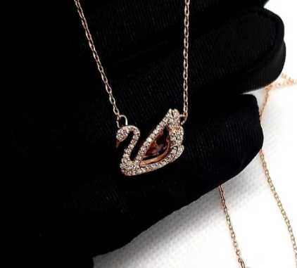 Lănțișor Swarovski Swan / Lebădă - nou, în cutie