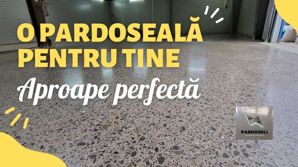 Lustruire-slefuire pardoseli din beton