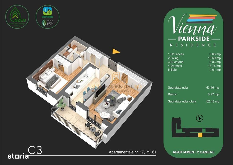 Apartment in Bucuresti - Vedere 4