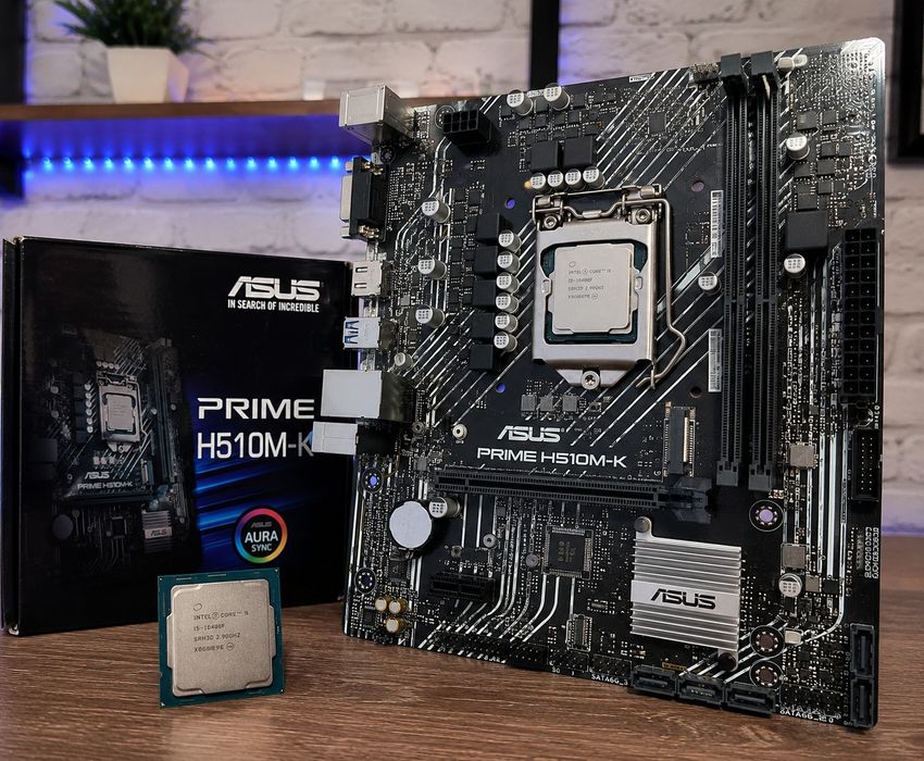 Комплект ASUS H510M-K + Intel Core i5-10400F