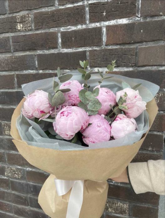 Пионы пионы цветы букеты Алматы