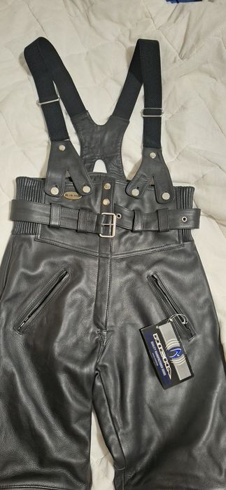 Рокерски кожен панталон нов