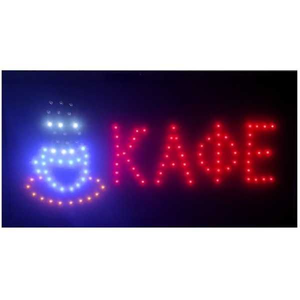 2в1 Светеща LED рекламна Табела 2в1 Отворено Затворено Рекламно табло