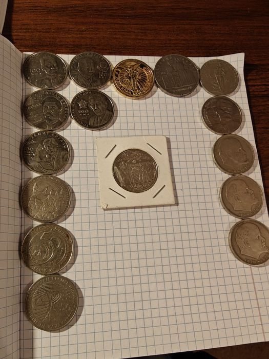 продам монеты. рубли/тенге юбилейные