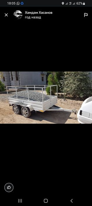 Легковой прицеп мудатли тулов асосида прицеп