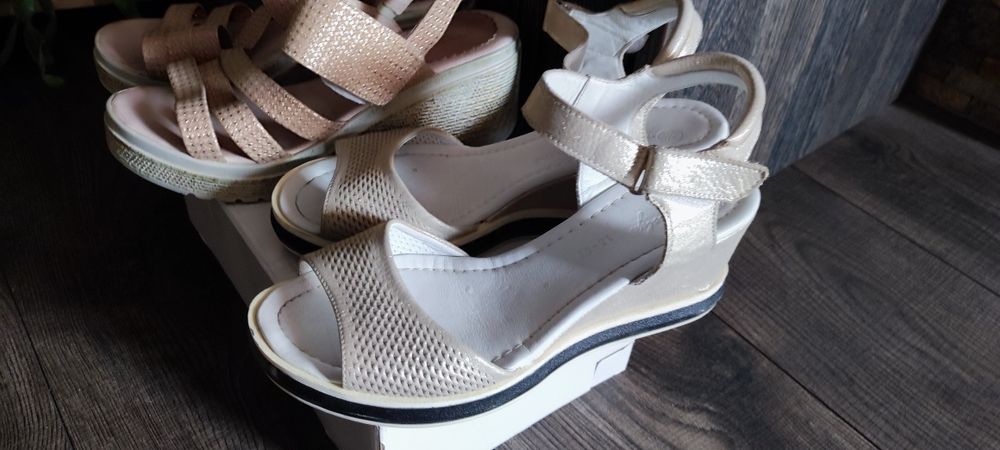 Дамски сандали платформа