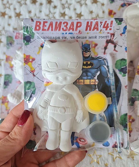 Комплекти за оцветяване с гипсови фигурки - Макси размер