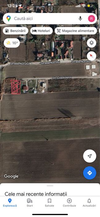 Teren 931.35mp Budesti , in spatele Primariei