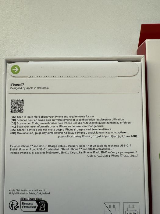 iPhone 17 , Black , 256 GB , Nou , Sigilat