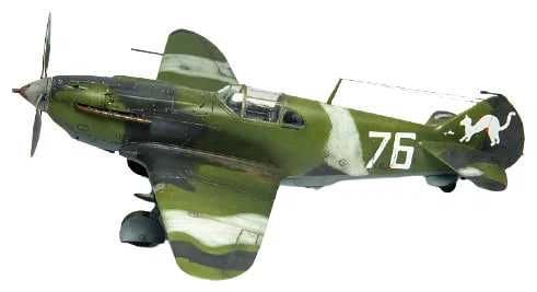 Сборная модель самолета ЛаГГ-3 (Моделист, 1/48