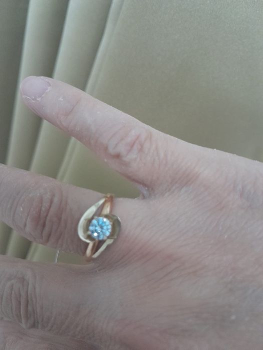 Кольцо золото 80000