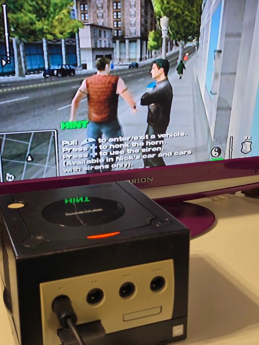 Nintendo Gamecube negru complet la cutie PAL (Europa)