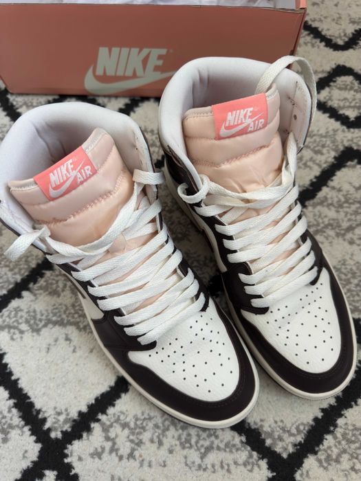 Nike Air Jordan 1 Retro High OG Light Madder Root Brown Maro Marime 43 Aproape Noi Cu Cutie