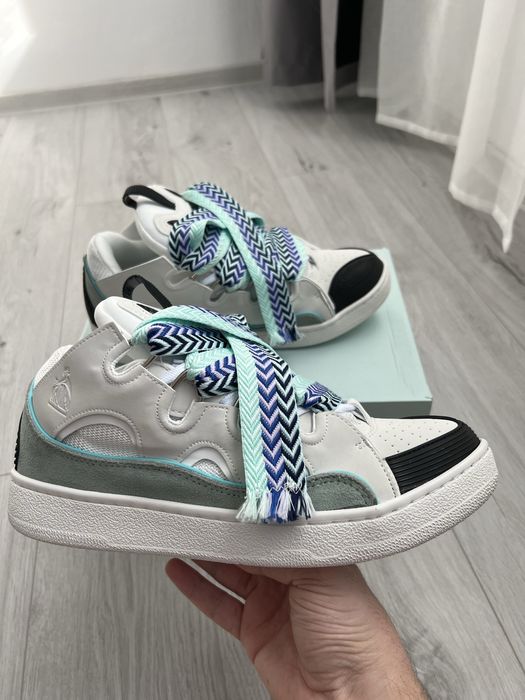 Lanvin Curb White/ Blue 42