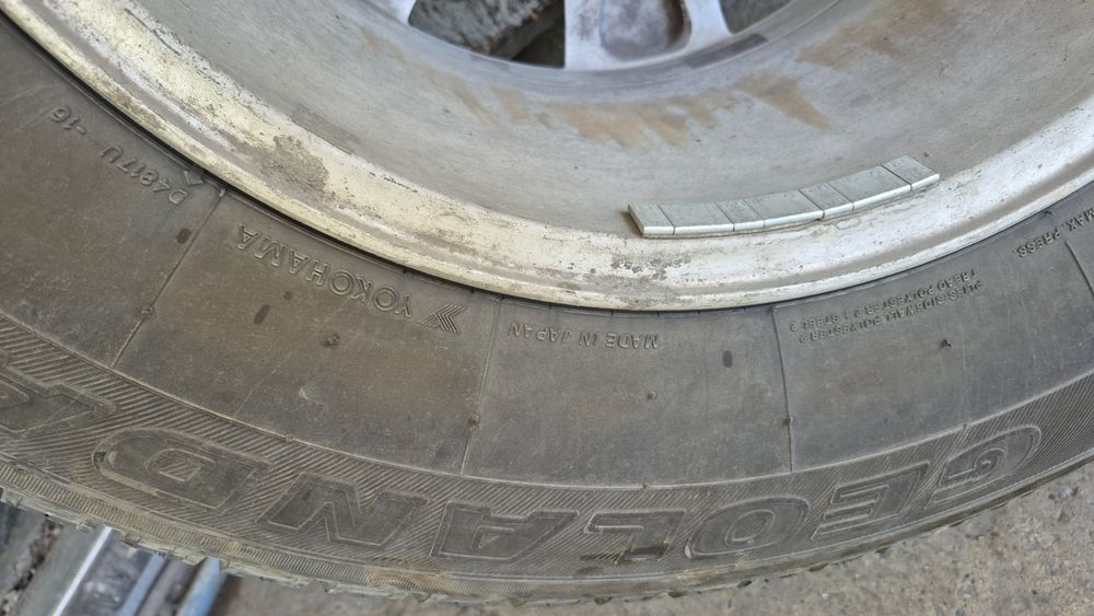 Шины yokohama  265 65 r17