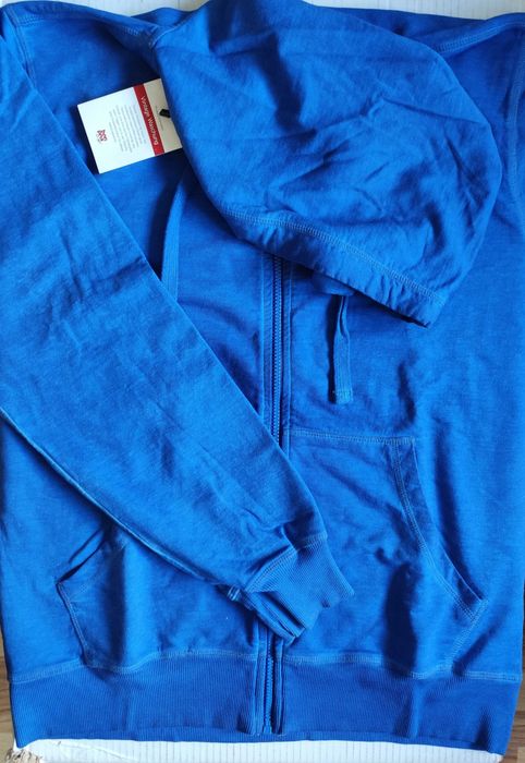 2 x hanorac/jacheta cu fermoar BP/H&M alb sau albastru, mar. M, noi.