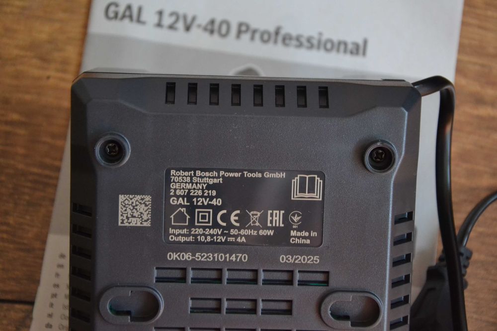 Нови зарядни устройства BOSCH за 10.8V и 12V