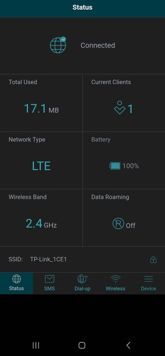 Router 4G TP-Link M7200 Modem cu SIM Hotspot WiFi decodat