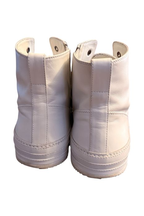 Ann Demeulemeester Adidasi Inalti din Piele  - Albi - 42