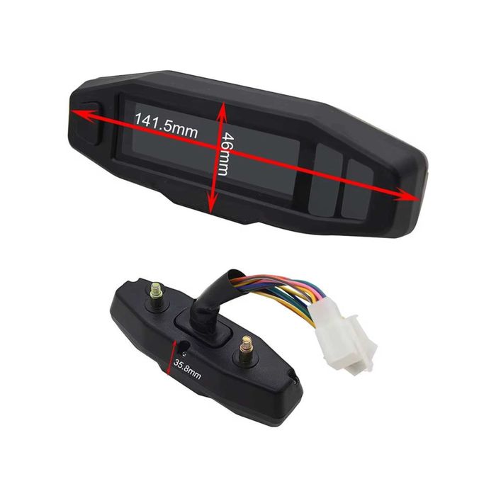 Bord Moto Atv Digital Universal SM22 cu senzor viteza turatie