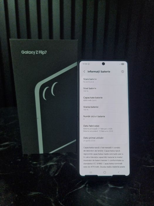 Noble Amanet - Samsung Z Flip 7, 256GB, 100%, NOU