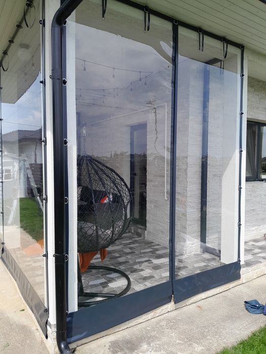 Închideri terase cu folie PVC
