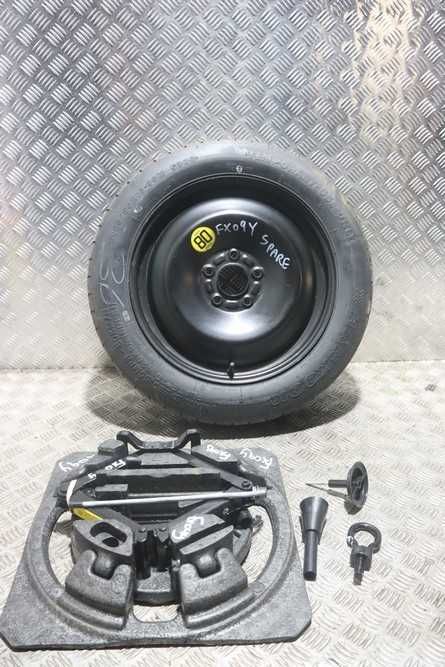 Roata rezerva ingusta  set Cric Volvo s40 si Ford Focus C-max Fiesta