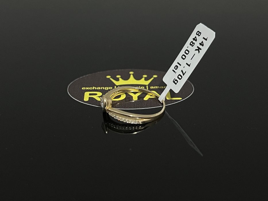 Bijuteria Royal CB : Inel dama aur nou 14k 1,70gr