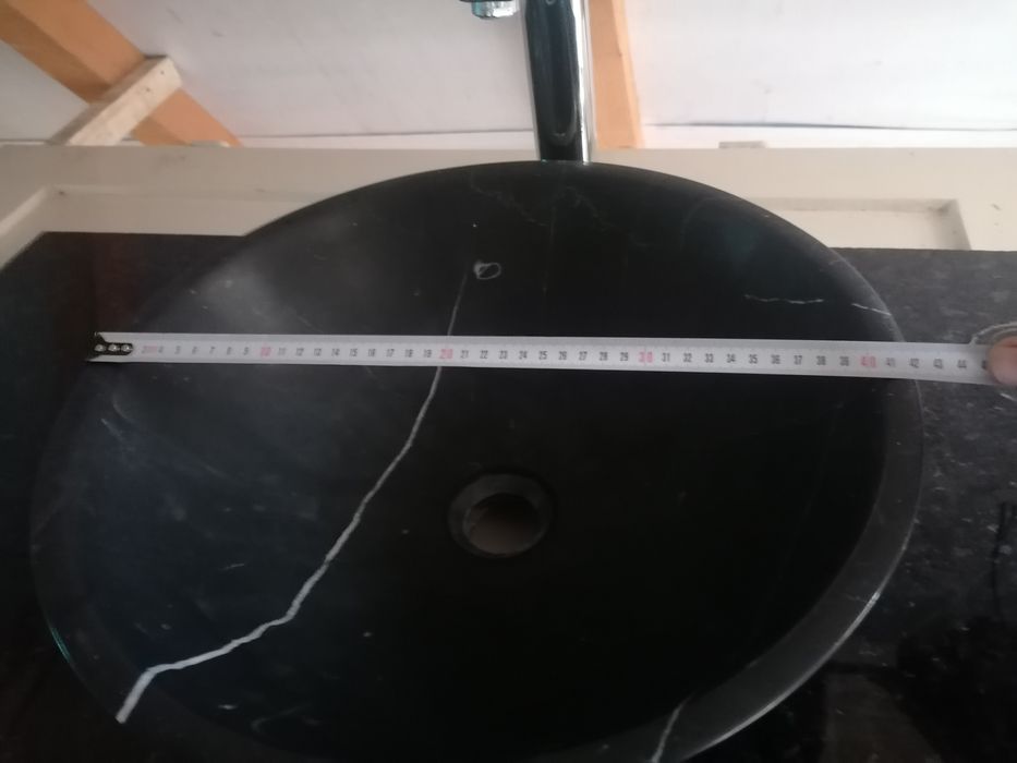 Set Lavoar circular marmura