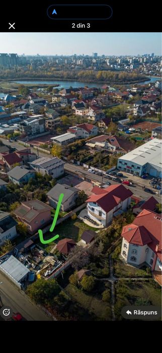De vinzare teren 410 mp fundeni cartierul dacic cu urbanism construcție 45%