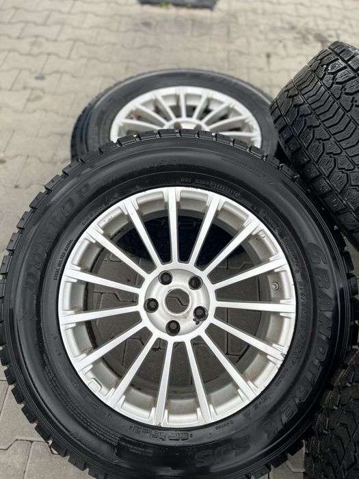 Set 4 jante OZ Italia + anvelope de iarnă Dunlop Grandtrek SJ5 265/60 R18