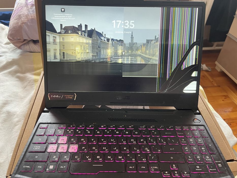 Продам ноутбук Asus tuf gaming a15