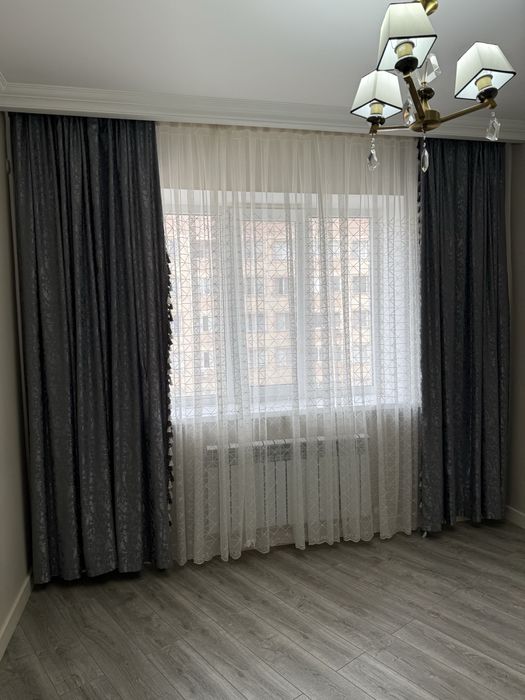 Шторы с тюлями для 5 окон
