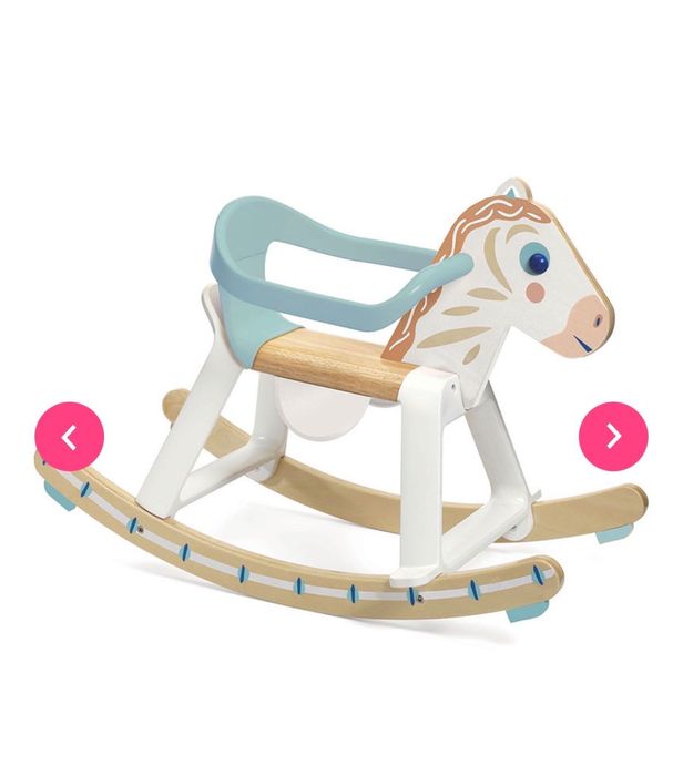 Детска люлка дървено конче DJECO