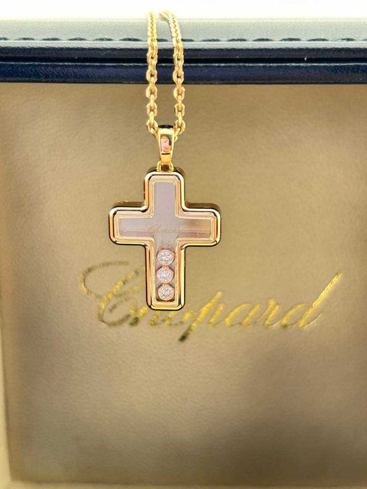 Крест Chopard Happy Diamonds
