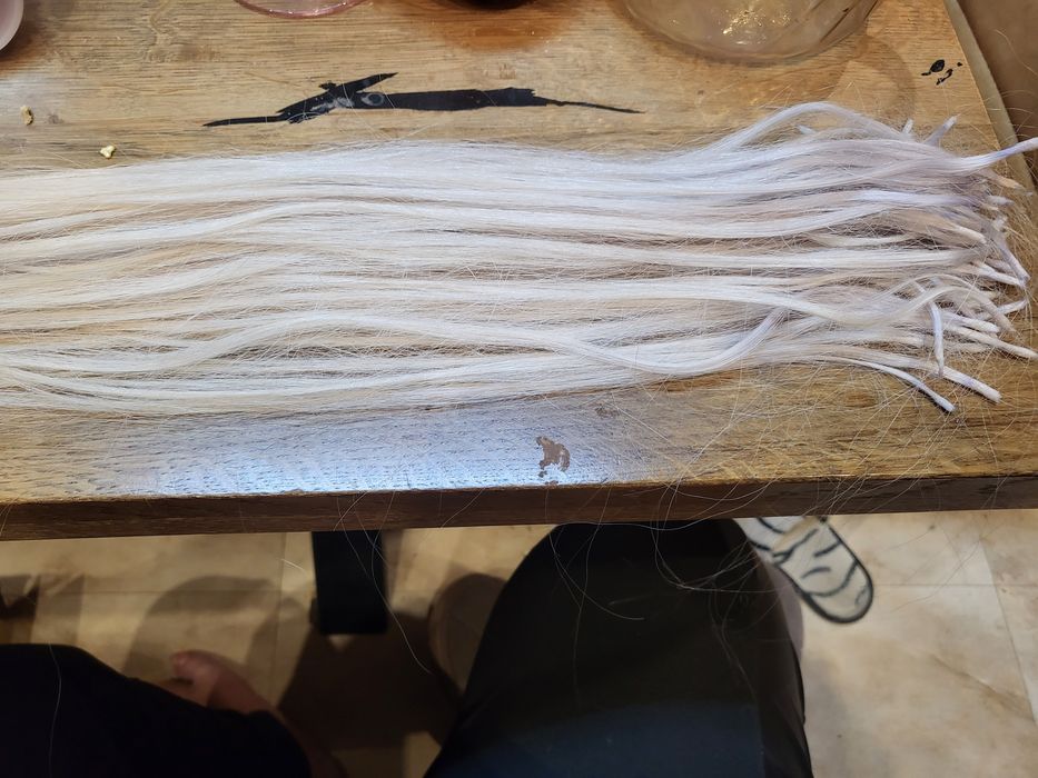 Естествена коса, кератинови кичури