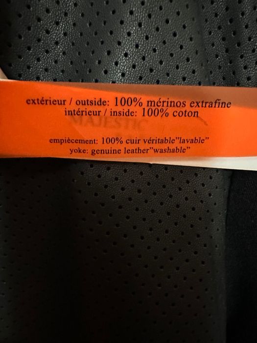 Cardigan Majestic Filateurs L lana/piele naturala