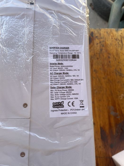 Invertor EASUN 6.2 hybrid