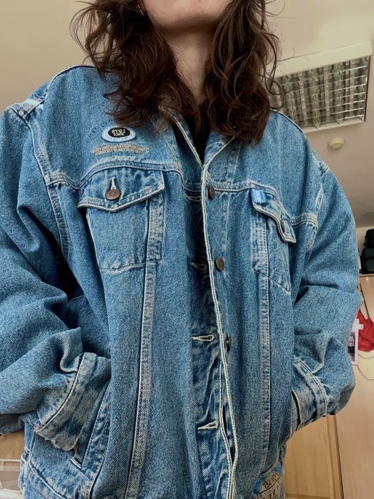 Дънково яке в стил ретро