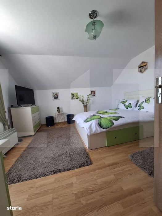 Vila spatioasa  – 300 mp utili, teren 4600 mp, DN in Brehuiesti