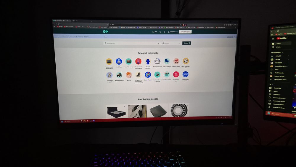 Vând 2 monitoare Asus și AOC