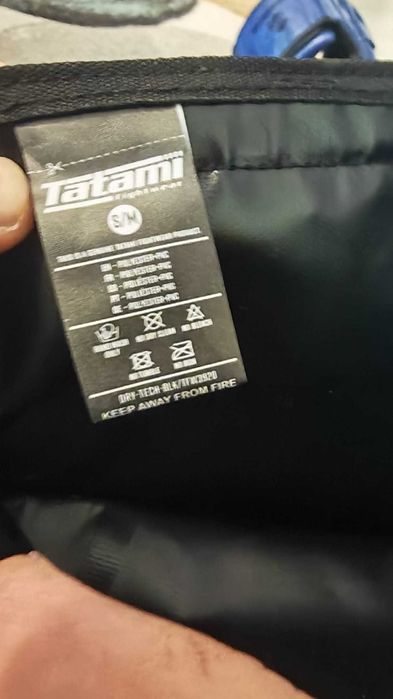 Rucsac Tatami Fighter Drytech Gear Bag negru cu inscriptie Ju Jitsu sala MMA, box, taekwondo