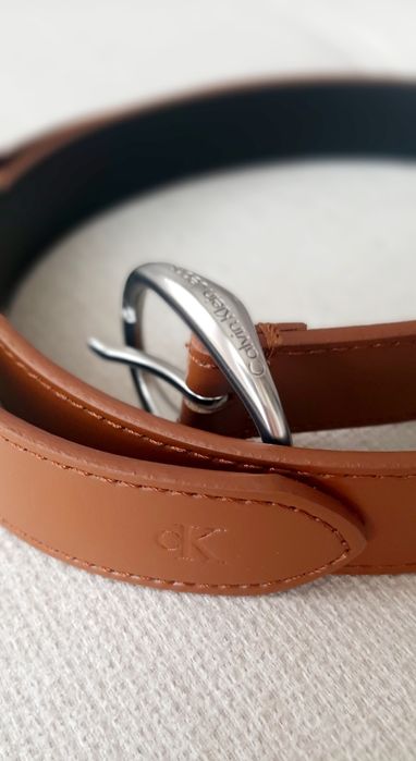 Дамски колан от естествена кожа Calvin Klein