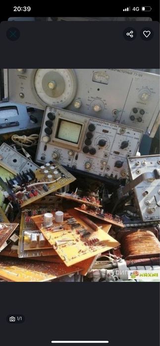 Измерительные приборы, платы, радиодетали